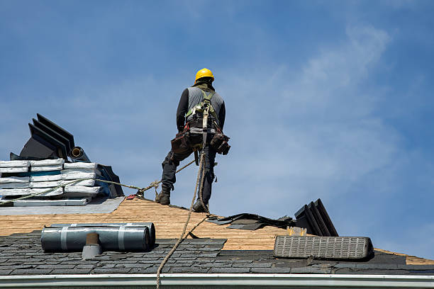 Professional Flat Roof Repair technician working in Bagley, MN